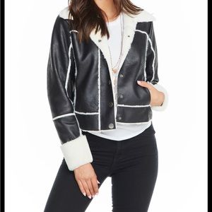 Cutest faux fur lined jacket